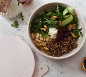 quinoa and arugula salad with pickled beets blood orange vinaigrette