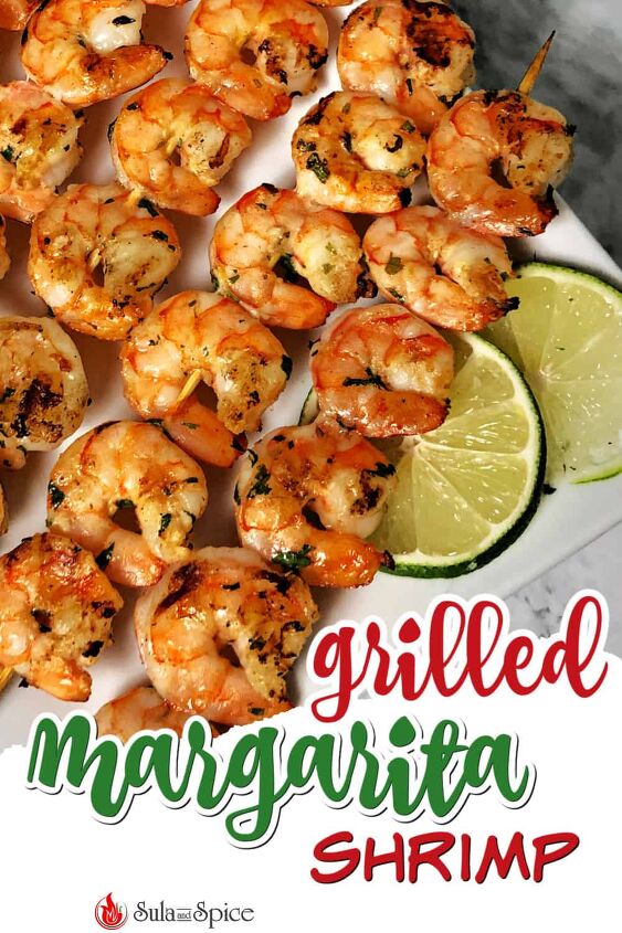 grilled margarita shrimp skewers