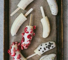 frozen yogurt banana pops