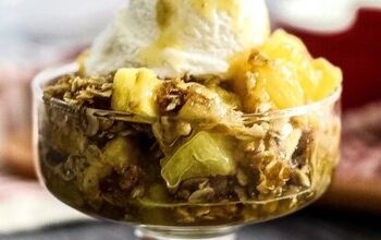 Vibrant Pineapple Crisp With Spiced Oats