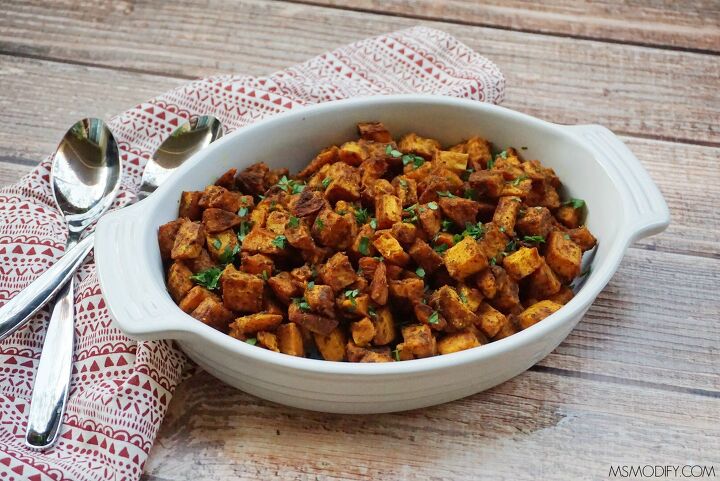 curry spiced sweet potatoes