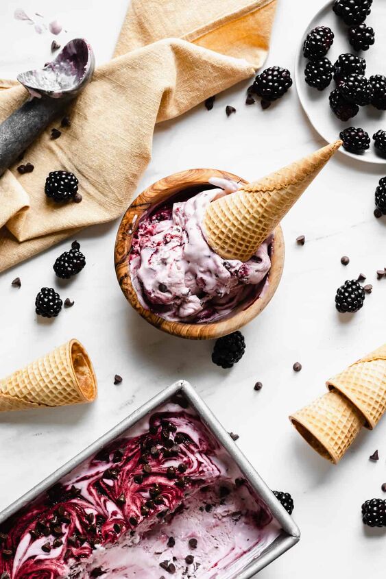 blackberry chip ice cream no churn