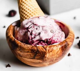 Cherry Garcia will seem like plain-Jane-vanilla when you try this no-churn blackberry recipe