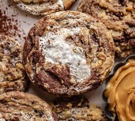 Peanut Butter Marshmallow and Chocolate Cookies