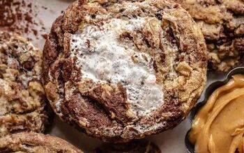 Peanut Butter Marshmallow and Chocolate Cookies