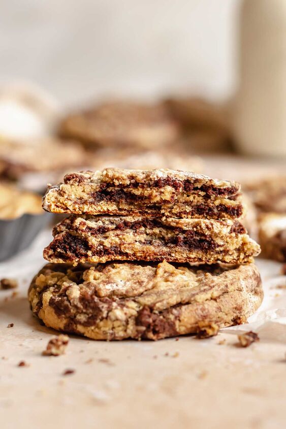 peanut butter marshmallow and chocolate cookies