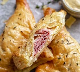 Puff Pastry Ham and Cheese Turnovers