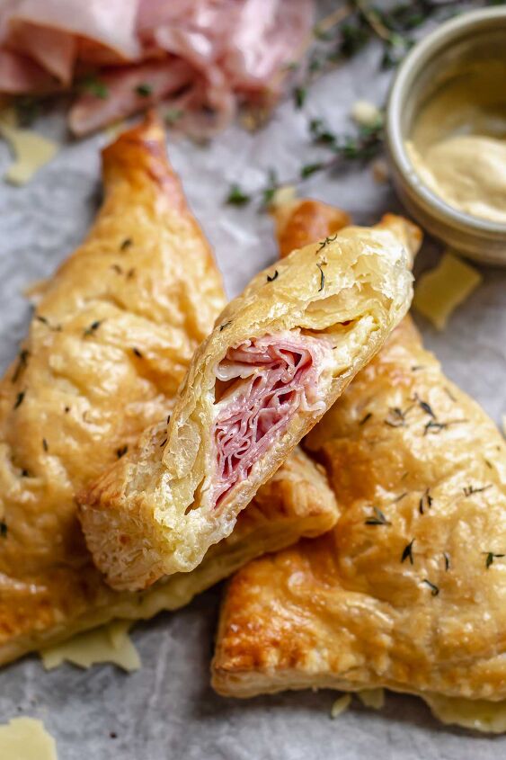 puff pastry ham and cheese turnovers