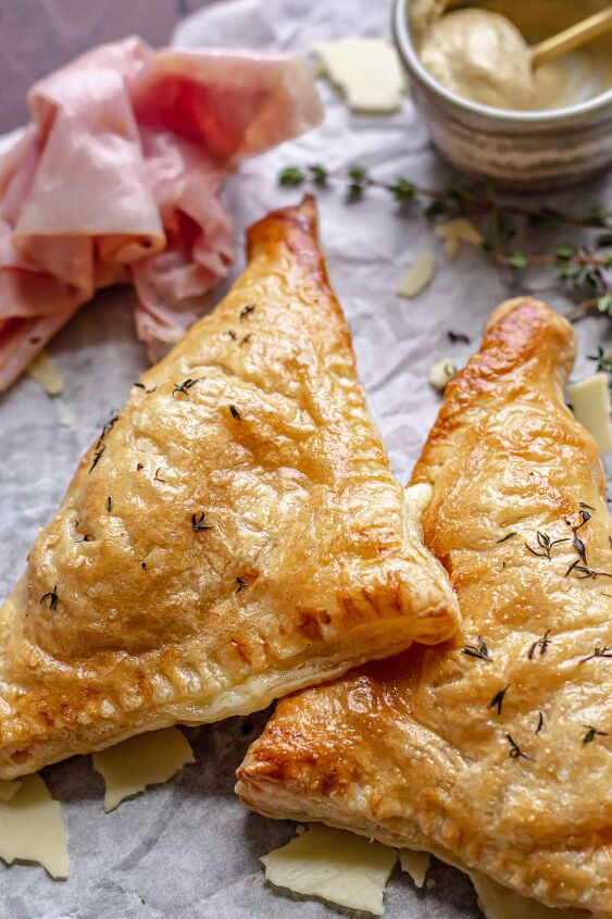 puff pastry ham and cheese turnovers