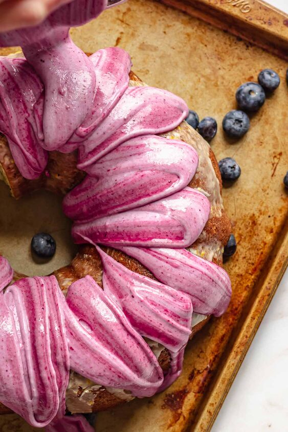 easy blueberry glaze for desserts