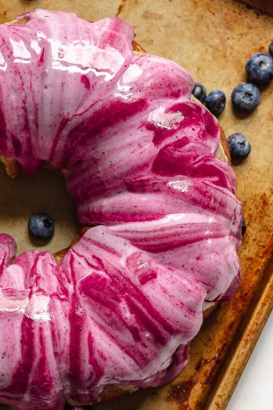easy blueberry glaze for desserts