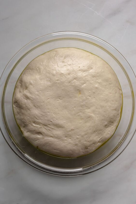 crab pretzel, Pretzel dough doubled in size