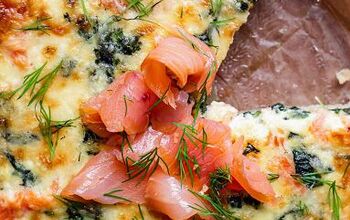 Smoked Salmon and Spinach Quiche