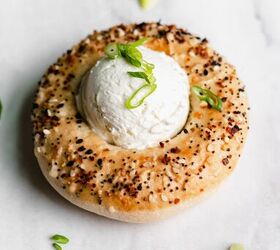 bialy bagels with everything seasoning