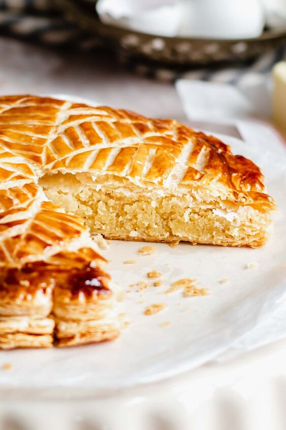 galette des rois french king cake with rough puff pastry