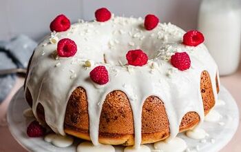Raspberry White Chocolate Bundt Cake