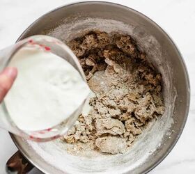 pear spice cake with brown butter frosting