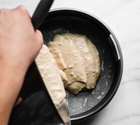 pear spice cake with brown butter frosting