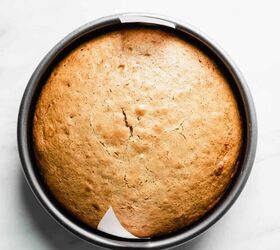 pear spice cake with brown butter frosting