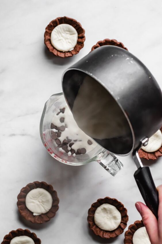 chocolate peppermint pie mini