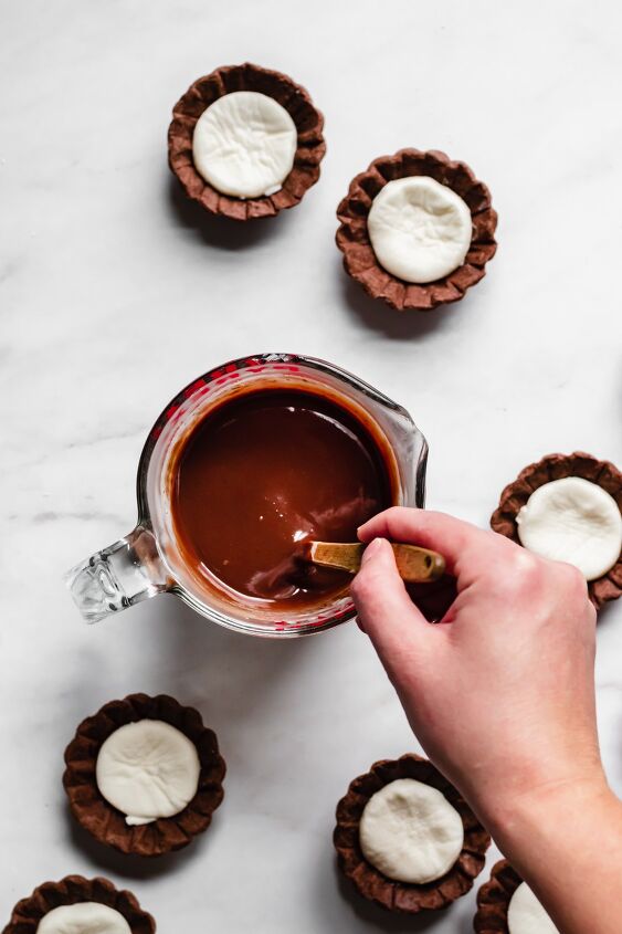chocolate peppermint pie mini