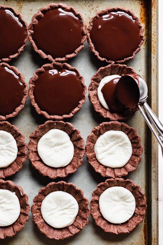 chocolate peppermint pie mini