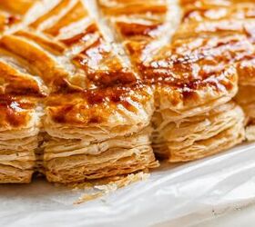 All you need for this 'cheat version' of a puff pastry is butter, flour, and water