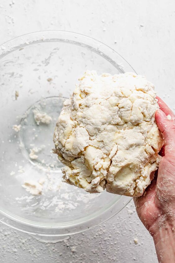 perfect rough puff pastry with video, When the dough can hold together it s ready