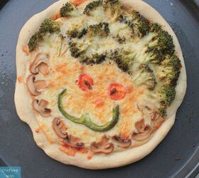 Healthy Kids Pizza Recipe With Pillsbury Pizza Crust and Vegetables