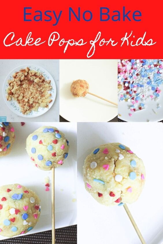 easy no bake cake pops for kids to make that are great for 4th of july