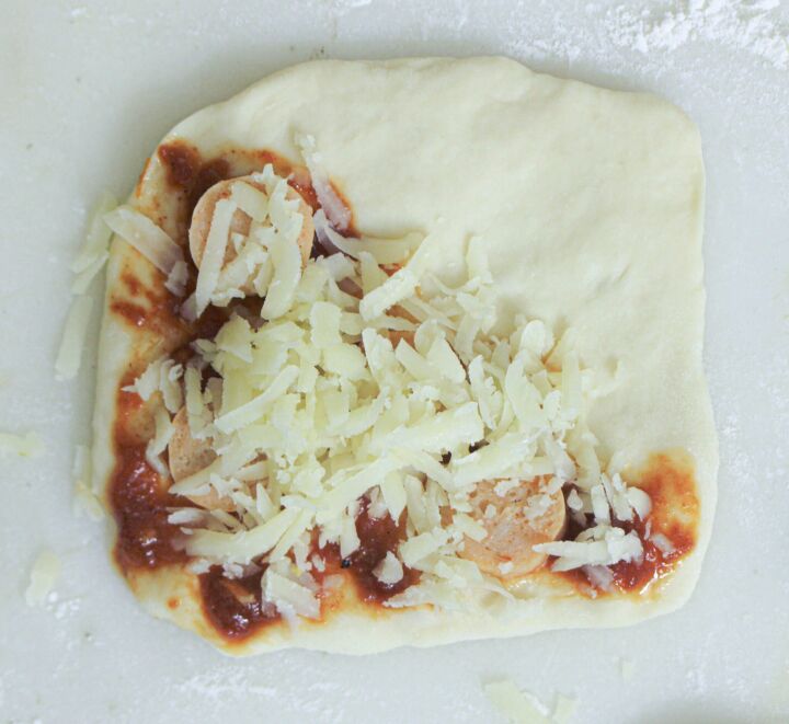 easy homemade pizza pockets in the air fryer