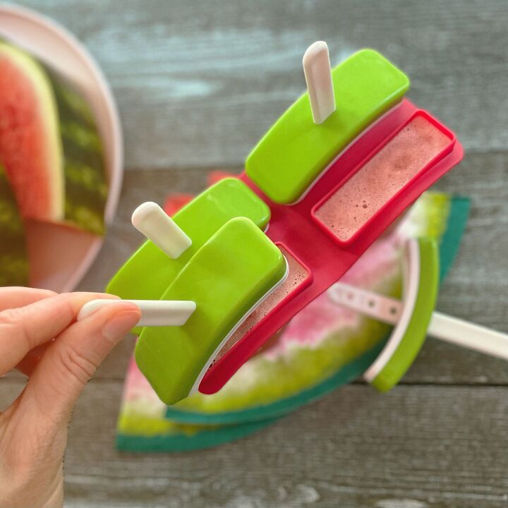 watermelon tea popsicles