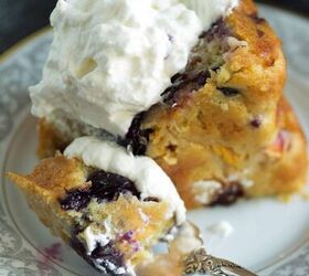 Peach Cake Recipe With Blueberries