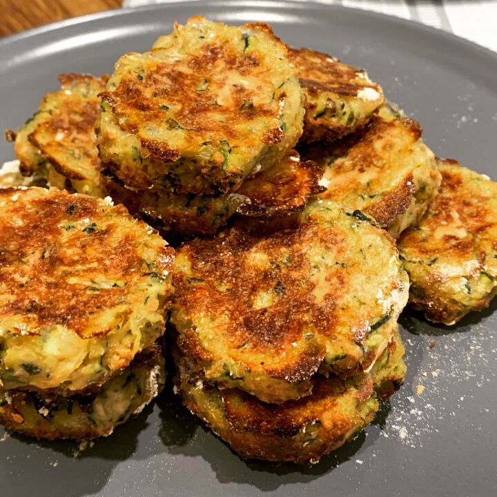zucchini polpette with mint