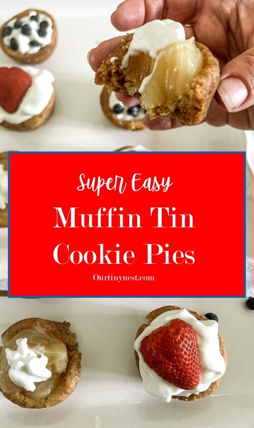 muffin tin cookie pies