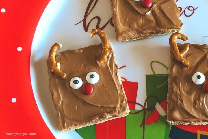 how to make easy no bake christmas reindeer treats