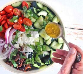 easy greek cucumber salad