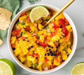 Grilled Corn and Mango Salsa
