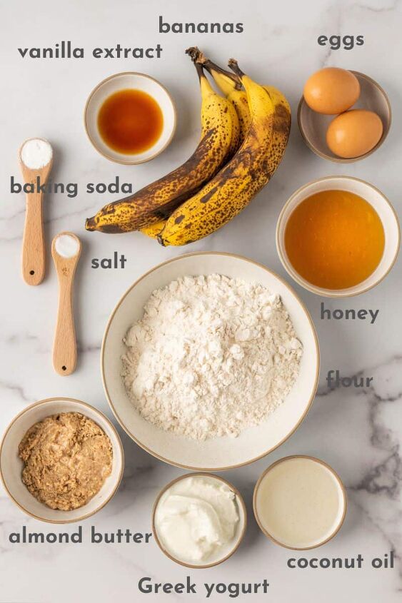 easy almond butter banana bread recipe