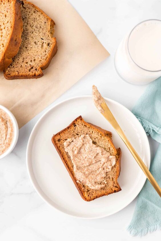 easy almond butter banana bread recipe