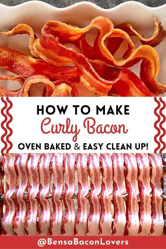 how to cook curly bacon in the oven