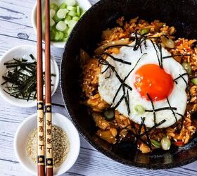 Kimchi Fried Rice With Chicken