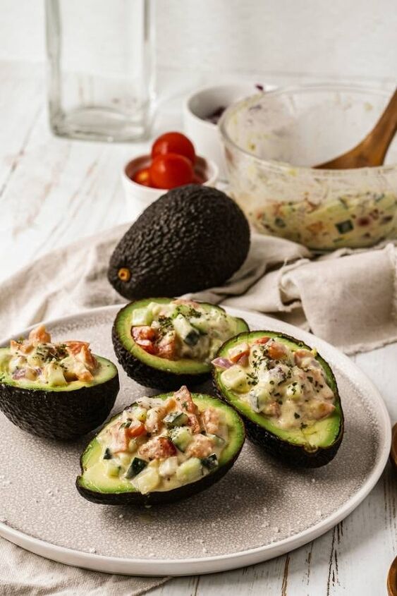 vegetarian stuffed avocado recipe