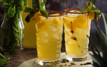 Spiced Pineapple Peel Refresher Drink