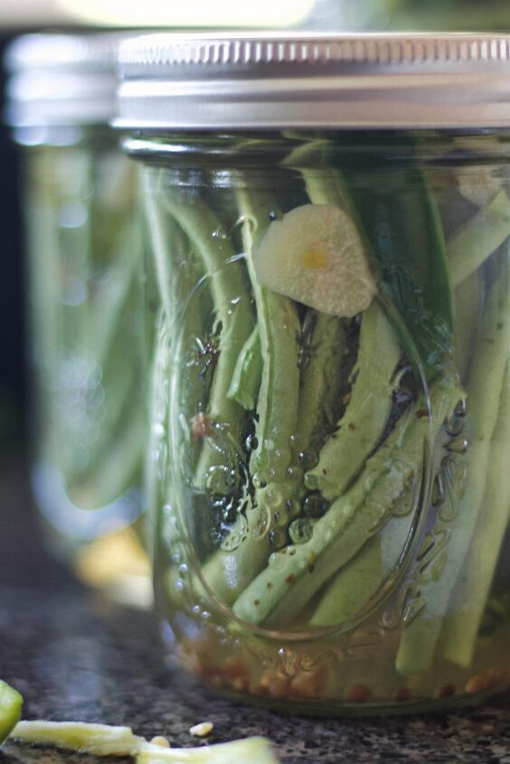 spicy refrigerator pickled green beans
