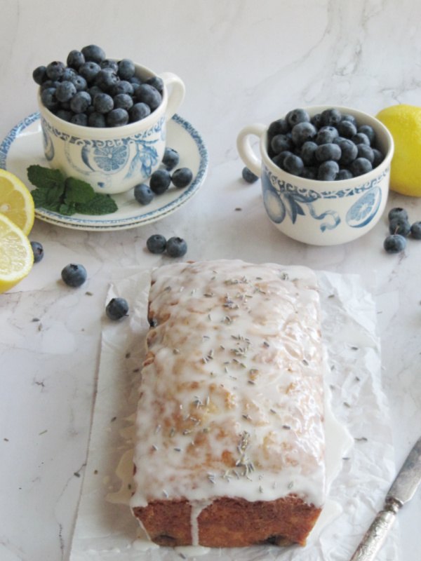 blueberry lemon lavender bread