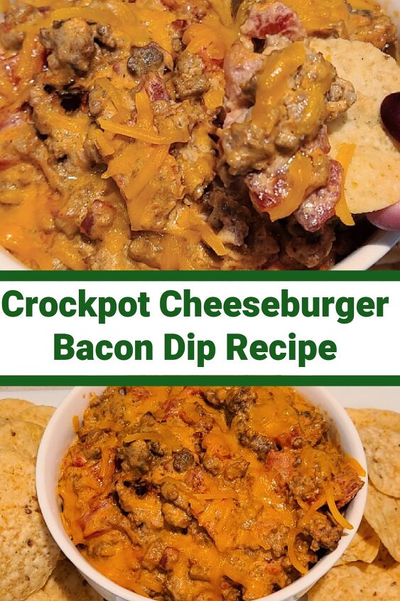 crockpot cheeseburger bacon dip recipe