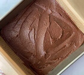 easy almond joy brownies from scratch, Pout the brownie batter into the prepared pan