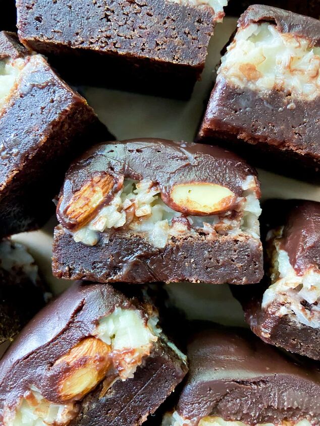 easy almond joy brownies from scratch