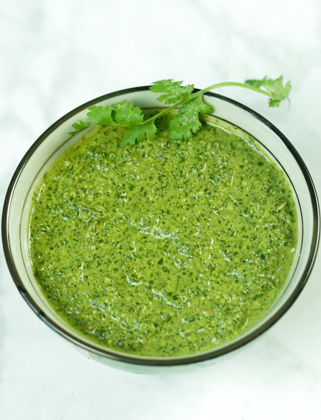 indian green chutney cilantro mint chutney